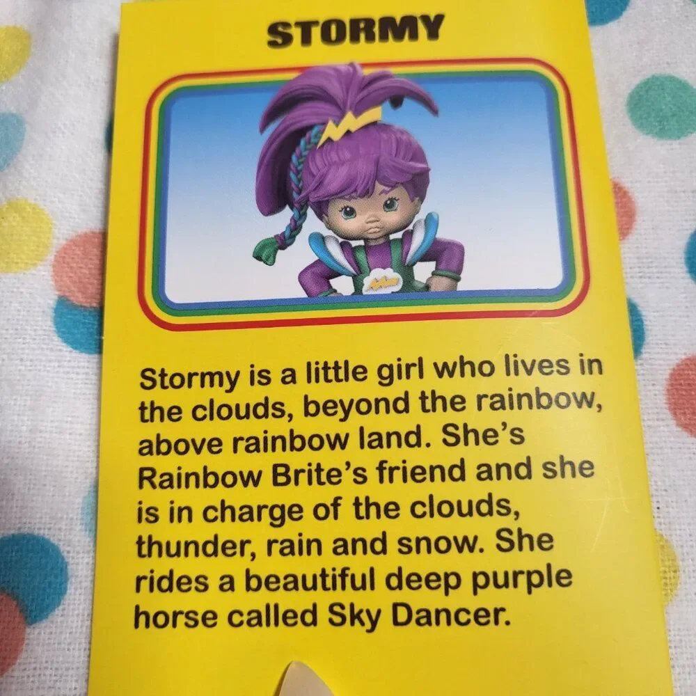 TLS Stormy 40 Years Rainbow Brite RARE Collectible Figurine - Picture 3 of 8